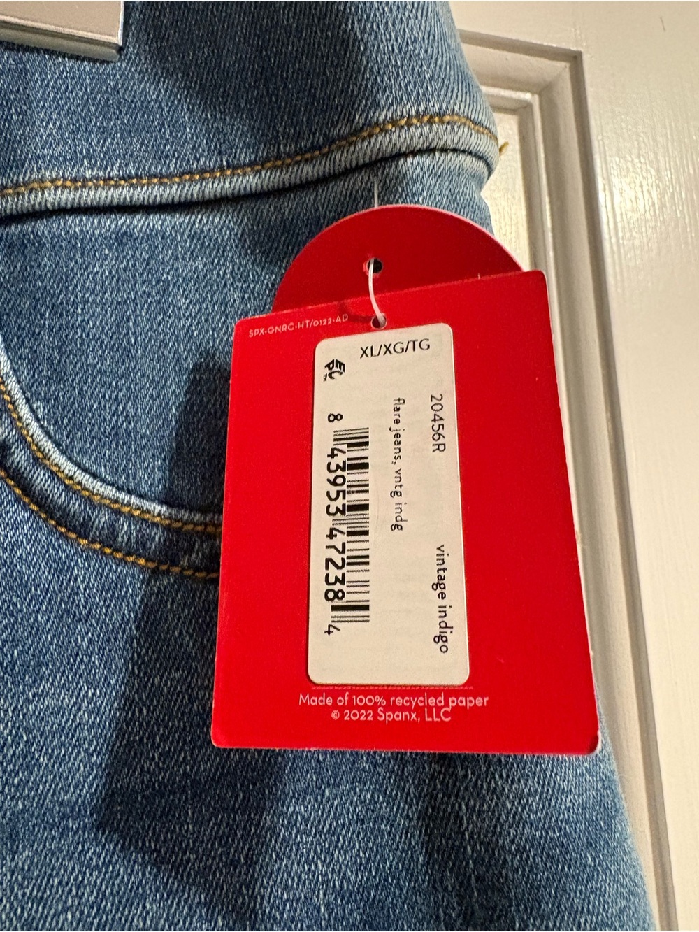 SPANX Blue Jeans Flare Wide Leg - Picture 2 of 5